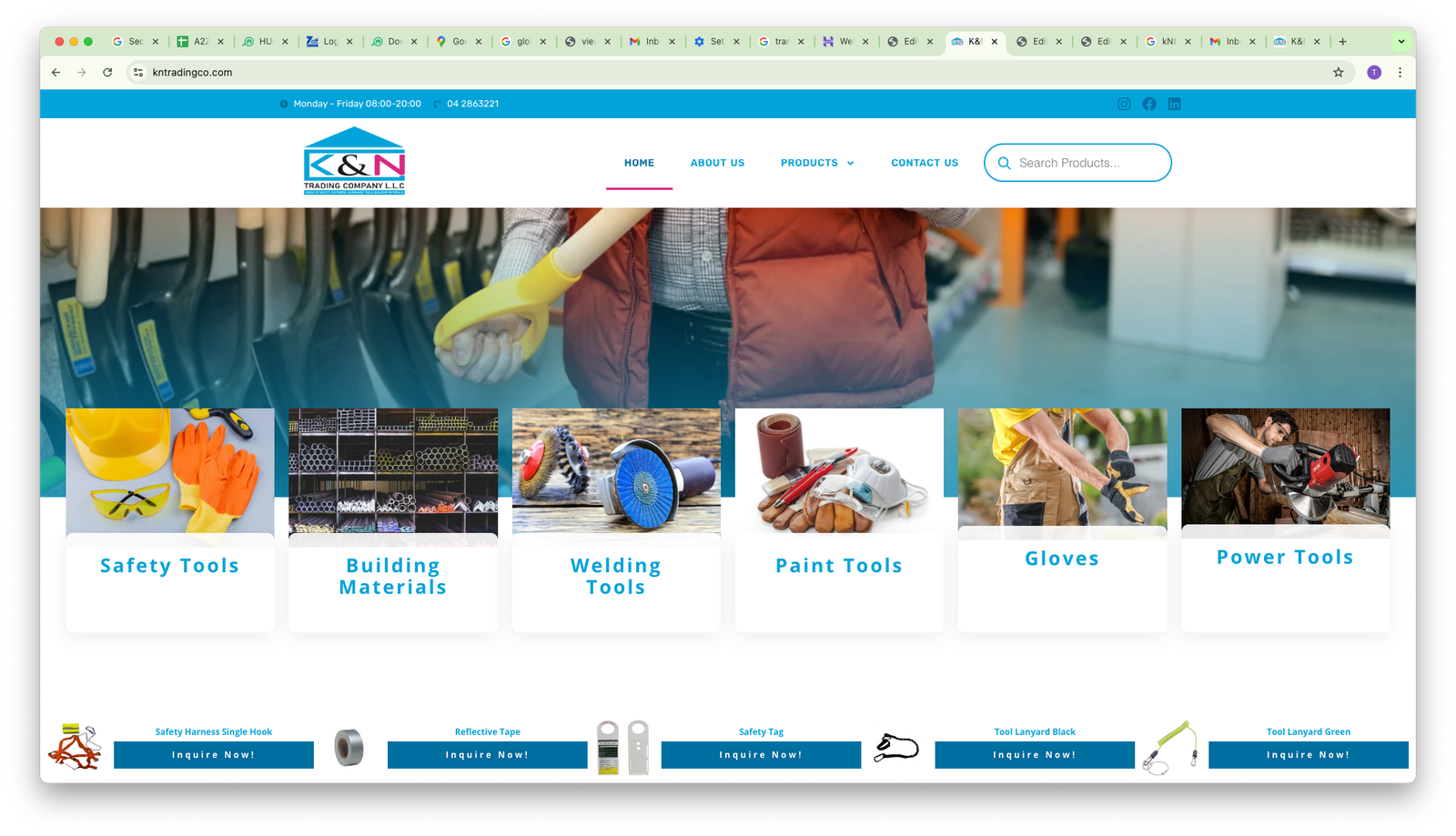 K & N Trading Website